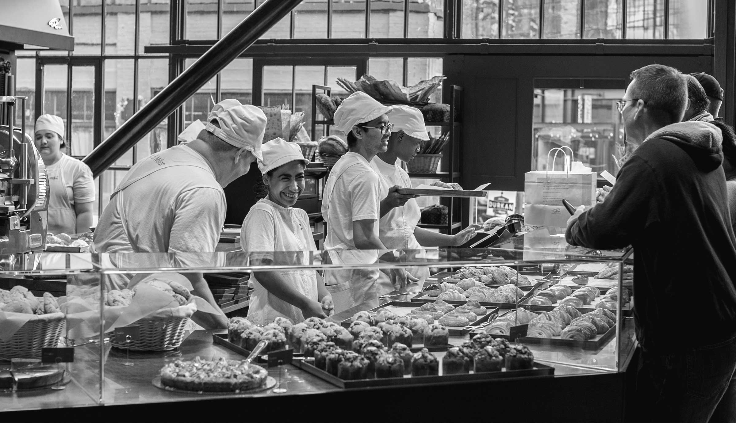Princi counter at the Starbucks Roastery.